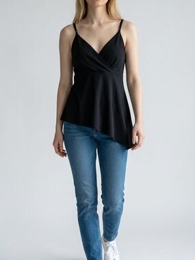 torrid Women's Black Asymmetric Top SZ 2
